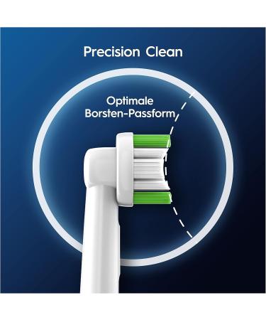 Oral-B Pro Precision Clean Brush Heads - 6 Pack | X-Shaped Bristles for Superior Cleaning | Original Oral-B Toothbrush Attachments | Designed in Germany - Buy Online on GoSupps.com