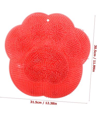 FOMIYES Back Cleaning Scrubbers Pink Foot Scrubber Pad Shower Foot Cleaner - Buy Online on GoSupps.com