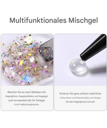 Clear MultiPurpose Mixing Gel 30ml Fashion Mixing Gel for Celebrations Holidays Cosplay Occasions - Buy Online on GoSupps.com