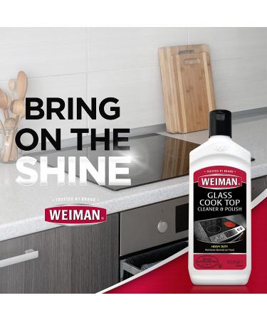 Weiman Glass Cook Top Cleaner and Polish - 20 Ounce (Pack of 2) | Streak-Free Shine for Glass Cooktops - Buy Online on GoSupps.com