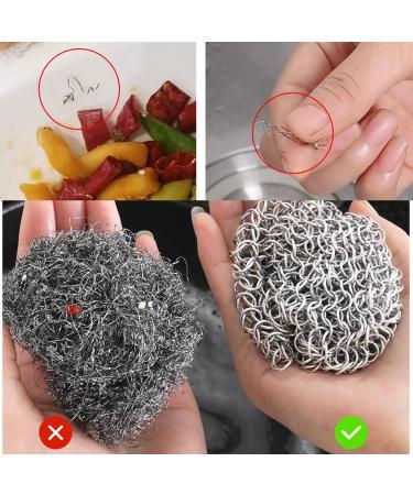 Cast Iron Cleaner Stainless Steel Garden Home Iron Cleaner Cast Iron Cleaner Chainmail Scrubber for Cast Iron Pan Dutch Ovens Cast Iron Grill Scraper Skillet Scraper 1pc Silver - Buy Online on GoSupps.com