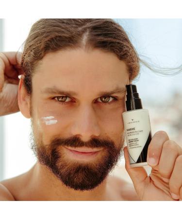MARINE Super Fluid Anti-Wrinkle Cream for Women and Men with 30 SPF UVA/UVB and Blue Light Sunscreen with Marine Collagen I 3 Hyaluronic Acids I Retinol I Ceramides or Bakuchiol 50ml - Buy Online on GoSupps.com
