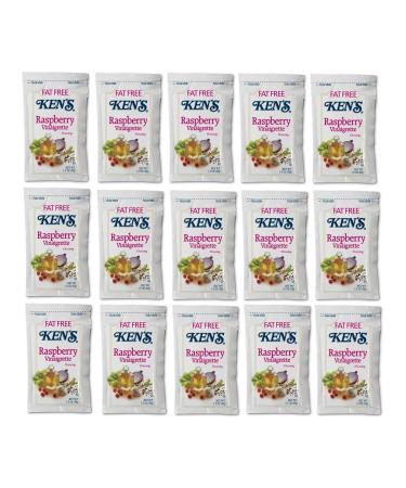 Kens Fat Free Raspberry Vinaigrette Dressing Packets - Pack of 15 | Shop Now - Buy Online on GoSupps.com