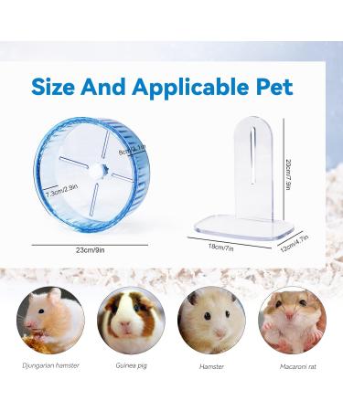 9In Hamster Wheel Adjustable Chinchilla Wheel Silent Spinner Hamster Wheel Hedgehog Mouse Wheel for Dwarf Syrian Gerbils Mice and Other Small Size Pet - Buy Online on GoSupps.com