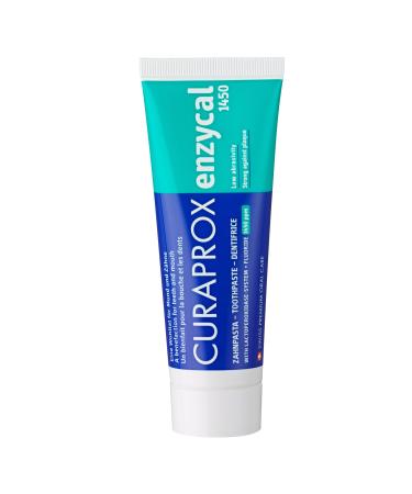 Curaprox toothpaste Enzycal 1450 with 1450 ppm fluoride without SLS extra gentle on the gums 75 ml
