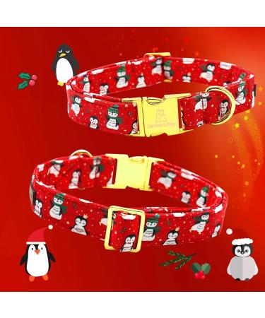 Lionheart Glory Christmas Dog Halison - Adjustable Soft Fly Collars for Small Dogs | Red Penguin Design | Perfect Holiday Gift - Buy Online on GoSupps.com