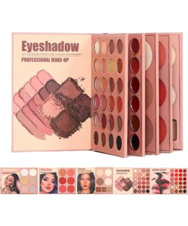 ETUCYNG Colorful Makeup Palette 67 Colors Eyeshadow Blush Palette Book Multifunctional Cosmetic Coloring Board Makeup Kit for Adults Women Girls Artists Lovers Friends Woman - Buy Online on GoSupps.com