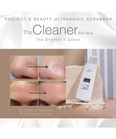 Project E Beauty Ultrasonic Skin Scrubber | Exfoliation Spatula & Wrinkle Remover - Buy Online on GoSupps.com