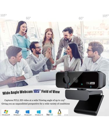 Buy Oittira Full HD 1080p Webcam for PC - 105 Wide Angle Built-in Microphone Compatible with Skype Zoom FaceTime - Perfect for Streaming & Recording - Buy Online on GoSupps.com