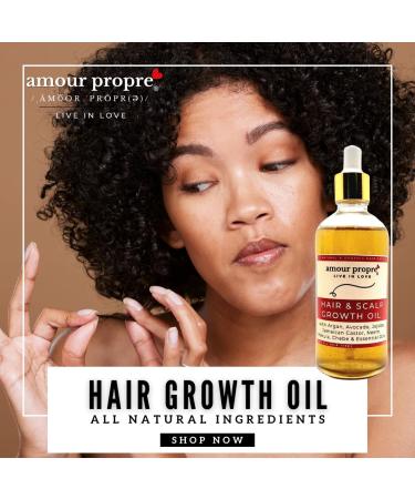 Amour Propre Hair Growth Oil 7 Oil Blend for Stronger Longer Curls with Avocado Jamaican Castor Argan & Jojoba Oil - Buy Online on GoSupps.com