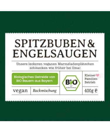 M lange de biscuits de No l avec yeux d'ange bio | Beignets de hussard avec confiture v g talien | farine biologique d'Allemagne - Buy Online on GoSupps.com