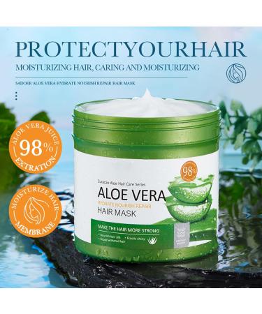 Masque Capillaire L'aloe Vera Masque Capillaire La K ratine Masque Capillaire Hydratant Masque Capillaire R parateur En Profondeur Prendre Soin Des Cheveux Hydrater Et Lisser Les Cheveux 500g - Buy Online on GoSupps.com