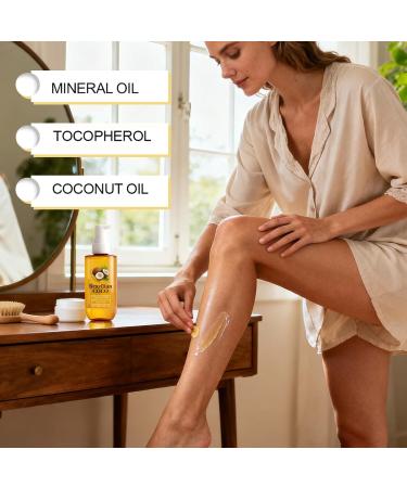  Jingmiger Body Oil | 100 ml Moisturizing and Firming Lotion Body Oils for Women Women and Men Strengthening Confidence Social Allure Hair Massage Buttocks and Chest - Buy Online on GoSupps.com