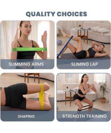 Good Nite Fitness Straps | 5-Pack Resistance Bands for Yoga Pilates & Strength Training | Versatile Tapes with Carry Bag for Men & Women - Buy Online on GoSupps.com