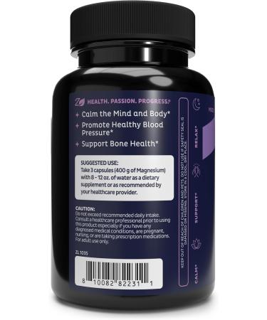 Zeal Premium Chelated Magnesium Malate (400mg | 135 Capsules) Capsule (135 Count) - Buy Online on GoSupps.com