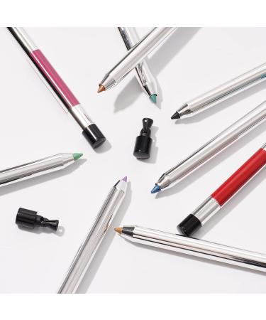 YES.EYE DO Gel Eyeliner Waterproof Smudgeproof Retractable Eyeliner Gel with built-in sharpener Colored Glitter Eyeliner Highly Pigmented and Creamy (Festoon Aqua) - Buy Online on GoSupps.com