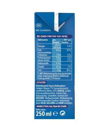 Thomy Hollandaise Sauce Lactose-Free 6-Pack (6x250ml) - Buy Internationally | Premium Quality - Buy Online on GoSupps.com