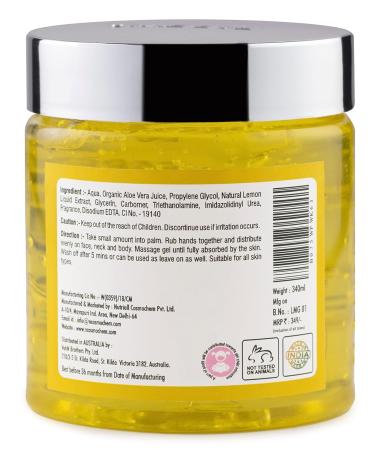 Buy Premium Lemon Gel 340ml - Fresh & Zesty Flavor for Cooking & Baking - International Shipping Available - Buy Online on GoSupps.com