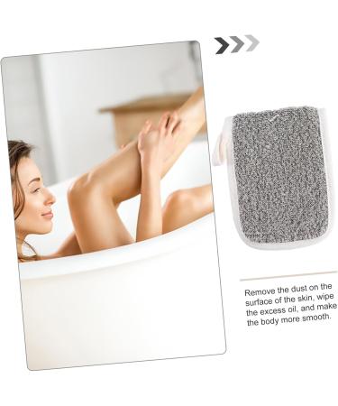 HAPINARY 5pcs Flip Soap Foam Net Scrub Exfoliating Bags Bath Accessory Foaming Pouches Khaki Cotton Linen - Buy Online on GoSupps.com