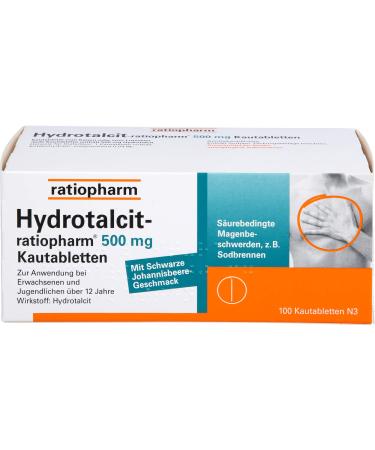 Hydrotalcit Rat 500mg KTA