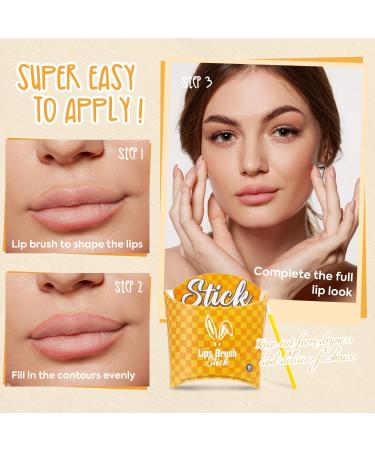 Buy VIOLA HOUSE 100 pcs Disposable Lip Brushes - Perfect Lipstick & Lip Gloss Applicator for Beauty Makeup Kits | International Shipping Available - Buy Online on GoSupps.com