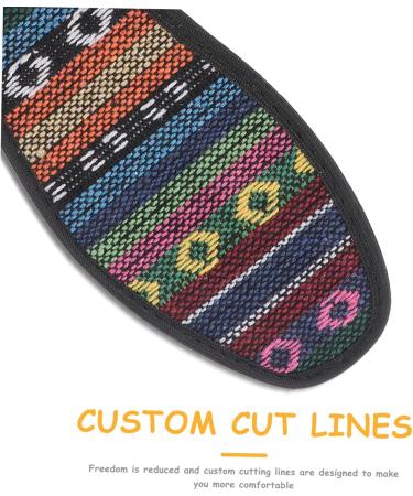 Shop NOLITOY 3 Pairs Absorption Shoe Inserts - Shock Absorbing Insoles for Flat Feet | Boho & Sport Design | Charcoal Color for Men & Women | International Shipping Available - Buy Online on GoSupps.com