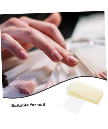 FOMIYES 50 Sheets Nail Jelly Glue Double Sided Nail Stickers Jelly Double Side Nail Sticker Press on Nails Sticky Tabs Nail Art Stickers Labels Nail Glue Manicure Nail Flakes - Buy Online on GoSupps.com