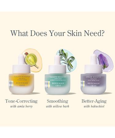 Beekman 1802 Smooth Booster Willow Bark Exfoliating Face Serum - Fragrance-Free Vegan & Cruelty-Free for Bumpy Skin - Buy Online on GoSupps.com
