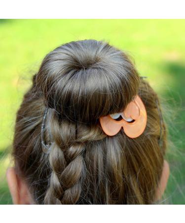 MeetFavorite Hair Bun Maker Set - 10 Piece Donut Bun Shaper Kit with Elastic Bands & Pins (Golden) - Buy Online on GoSupps.com