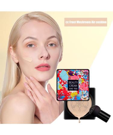  Ceolup CC Cream Mushroom Head Air Cushion - Liquid Foundation - Nude Makeup - Brightening Pigment - BB Cream Concealer - Long-lasting - Moisturizing - Oil-proof - Buy Online on GoSupps.com