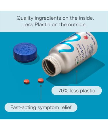 Foster & Thrive Ibuprofen 200mg Tablets for Joint Knee Arthritis and Back Pain Relief Fever Reducer Alleviates Body Aches and Headaches NSAID 120 Coated Tablets - Buy Online on GoSupps.com