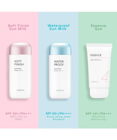 MISSHA All-around Safe Block Waterproof Sun Milk SPF50+ PA+++ 70ml - Long-lasting Protection for Outdoor Activities - Buy Online on GoSupps.com