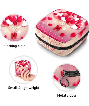Period Bag - Sanitary Napkin Storage & Travel Makeup Pouch for Valentines Day - Color3978 - Buy Online on GoSupps.com