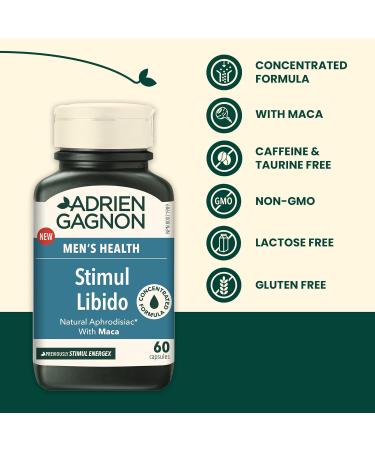 Adrien Gagnon - Stimul Libido - 60 Capsules - Buy Online on GoSupps.com
