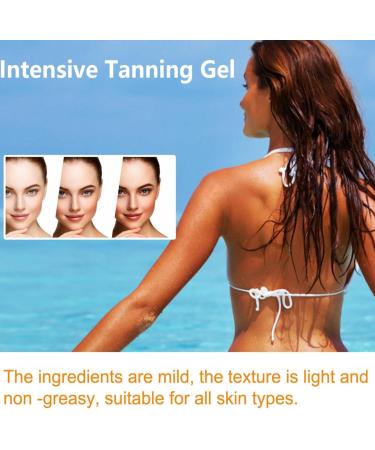 Intensive Tanning Gel Body Shimmer-Oil Natural Tanning Accelerator Cream Gel Gl-itter Body Lotion Accelerator Cream Brown Tanning Gel Tanning Gel Sunbed Gel Brown Tanning Cream Bronzing Serum - Buy Online on GoSupps.com
