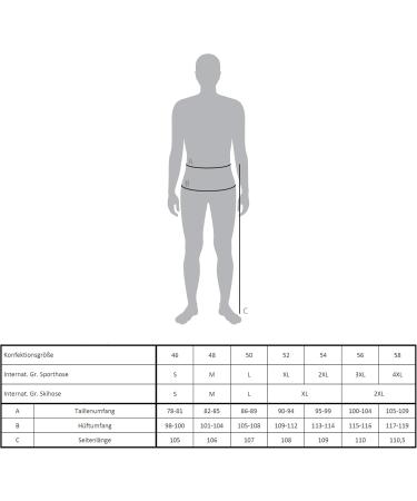 Ultrasport Men's XL Blue Advanced Cargo Ski Pants Optimal Comfort & Performance for Skiing - Buy Online on GoSupps.com
