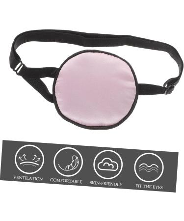  Beavorty Beavorty single eye mask silk eye mask elastic band eye mask eye patch silk satin wearable eye mask eye patch for strabismus eye eye patch for lazy eye silk satin pink - Buy Online on GoSupps.com