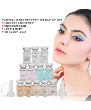 24K Gold Leaf Serum - 8ml x 12 Bottles | Hyaluronic Acid Anti-Aging & Acne Treatment | Skin Tightening & Facial Lifting - Buy Online on GoSupps.com