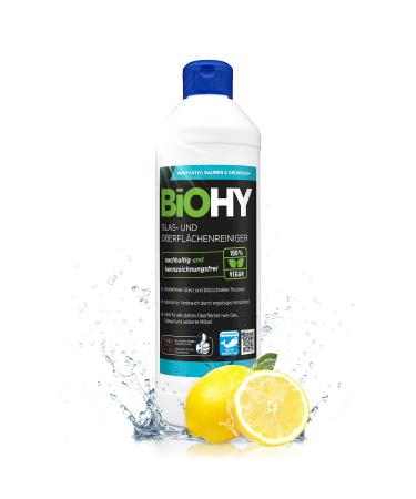 BiOHY Glass and Surface Cleaner (500 ml Bottle) | Alcohol Cleaner Concentrate | Universal Cleaner | Intensive & Sustainable Automatic Cleaner (Oberfl chenreiniger)