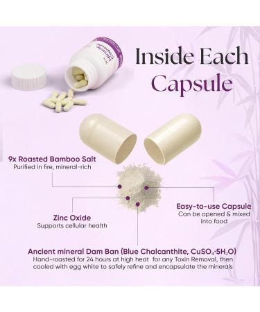 Insan Miracle Capsules with 9X Roasted Bamboo Salt Daily Multivitamin & Mineral Supplement with Nandamban for Energy Immune Health & Natural Detox Support 60 Capsules - Buy Online on GoSupps.com