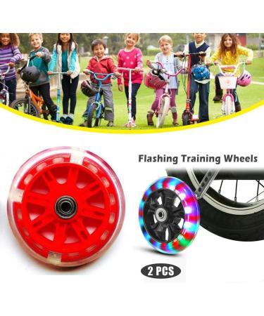 DREAMWIN Bicycle Mute Training Wheels - Red, for 12-20 inch Single Speed Bikes - Buy Online on GoSupps.com