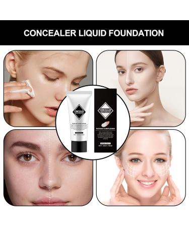 Color Changing Liquid Foundation Full Coverage Concealer Foundation 1.76oz Color Changing Mature Skin Foundation | Moisturizing Tone Correction Basic Makeup l - Buy Online on GoSupps.com