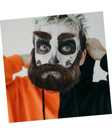 Outanaya 1 Set Beard Dress up Fake Whiskers Beard Costume Fake Long Beard Christmas Santa Claus Beard Plush - Buy Online on GoSupps.com