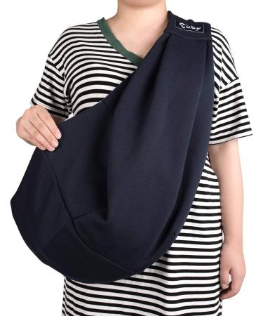 Cuby Dog & Cat Sling Carrier | Soft Cotton Travel Bag for Small Pets - Blue - Buy Online on GoSupps.com