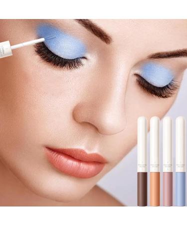 Liquid Eyeshadow Set - 4 Colors Eyeshadow Primer with Matte - Neutral Eyeshadow Smooth High-pigmented Cream Eye Shadow Stick Quick-Drying Waterproof Eye for Makeup/v - Buy Online on GoSupps.com
