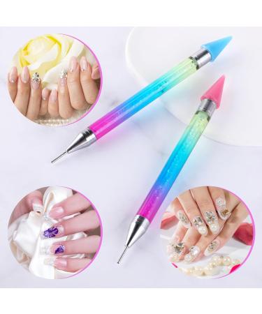 Ouligay 2Pcs Rhinestone Picker Dotting Pen - Nail Art Gem Pick up Tool for DIY Crafts - Buy Online on GoSupps.com