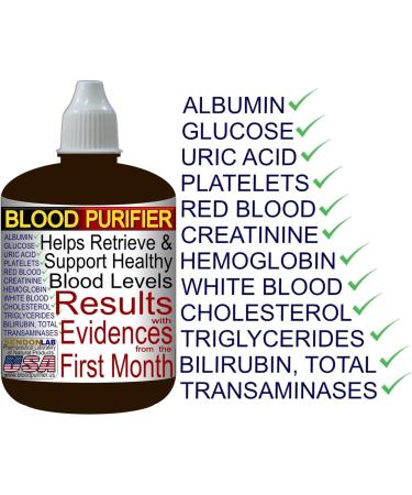 Natural Blood Purifier Supplement - Cleanse & Strengthen Your Organs | 2 oz | International Shipping - Buy Online on GoSupps.com