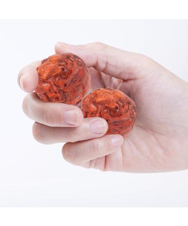 Frcolor Handmade Portable Wooden Massage Balls - Relaxation & Fitness Shower Curtain Hooks - Buy Online on GoSupps.com