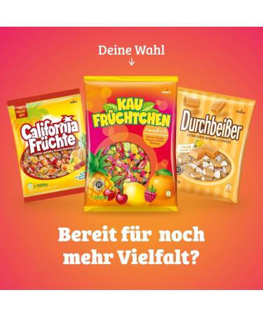 Kaufr chtchen Chewy Sweets 1000g Bulk Pack | Five Fruity Flavours - Buy Internationally! - Buy Online on GoSupps.com