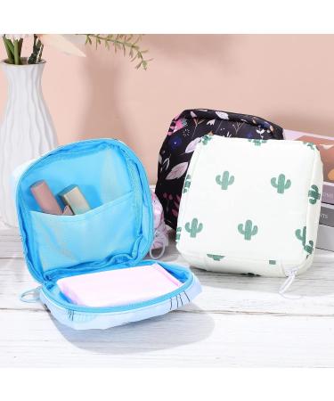 4-Pack Storage Bags for Women's Bandages | Zippered Period Bags | Ideal First Period Gifts for Girls & Teenage Girls | Multi-Colored Collection - Buy Online on GoSupps.com